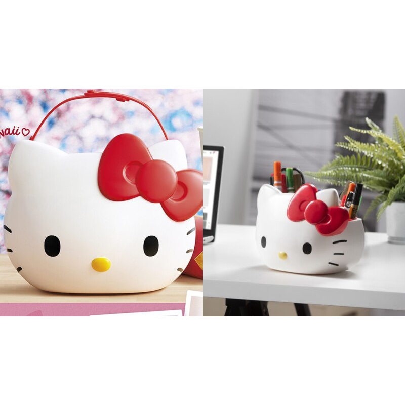 麥當勞限定 Hello Kitty 萬用 置物籃凱蒂貓 車用手提置物