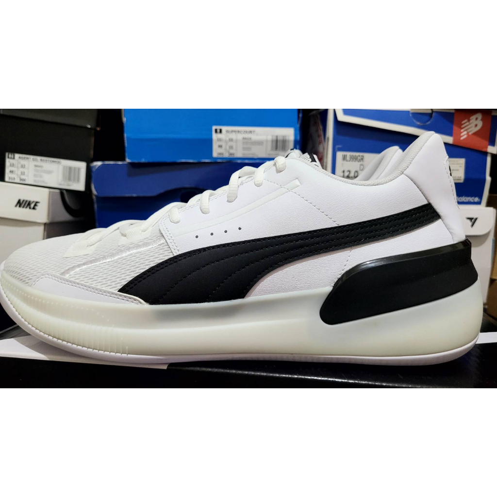 (免運)(全新)(US13) PUMA Clyde Hardwood Team 194454-01 黑白 熊貓 籃球鞋