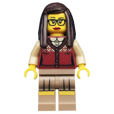 玩樂趣 LEGO樂高 71001 第十代 Librarian 純人偶+底板一片 二手人偶