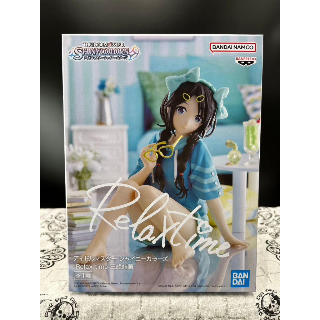正版 偶像 大師 三峰結華 偶大 閃耀色彩 RELAX TIME 偶大 三峰 結華 萬代 Bandai