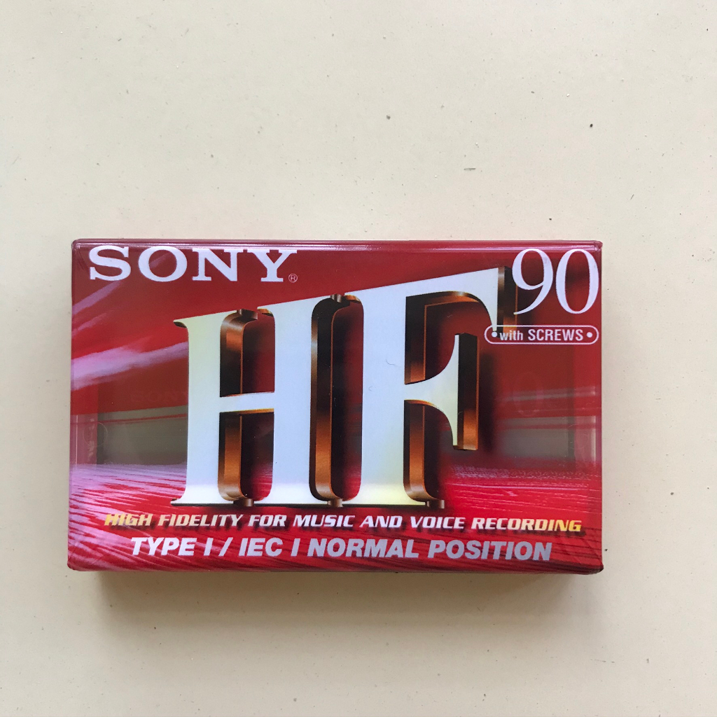 SONY-HF  空白錄音帶 卡帶-90分鐘