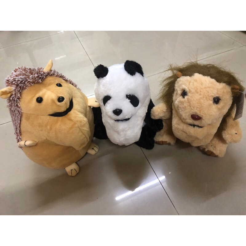 戽斗星球/娃娃-刺蝟、熊貓、獅子