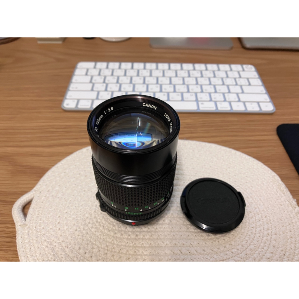 [自售] Canon New FD NFD 135mm F2.8 收藏級 手動鏡頭 老鏡 人像鏡