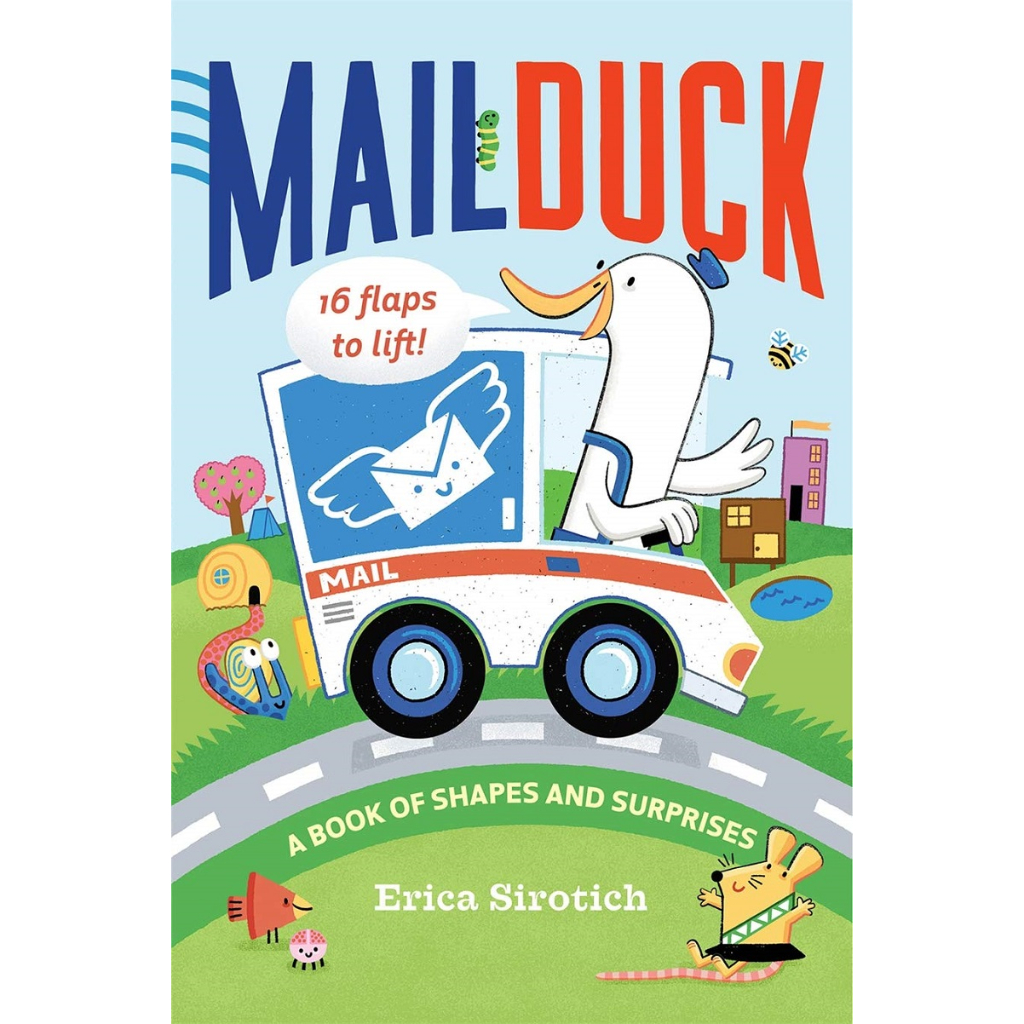 MAIL DUCK A BOOK OF SHAPES AND SURPRISES/硬頁翻翻書【麥克兒童外文書店】