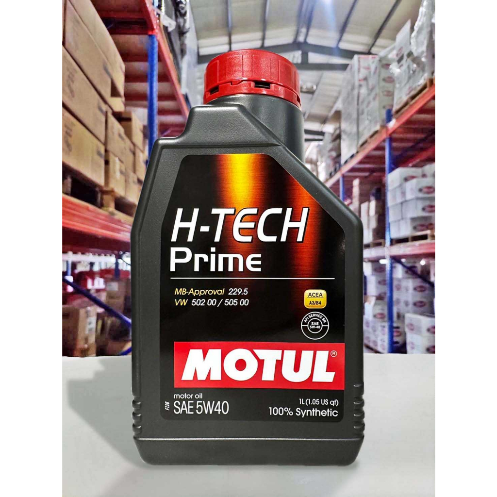 『油工廠』MOTUL H-TECH PRIME 5W40 1L 全合成 機油 長效 502/505 MB 229.5