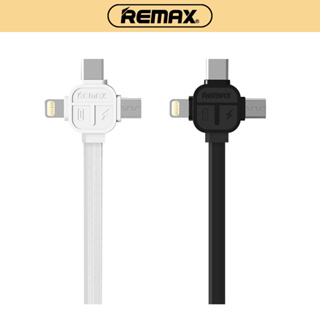【REMAX】樂速三合一充電線 傳輸 快充 蘋果 安卓 Micro USB Lightning Type C