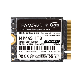 十銓原廠經銷商 TEAM 十銓 M.2 2230 PCI-E Gen4x4 MP44S 1TB 2TB SSD 固態硬碟