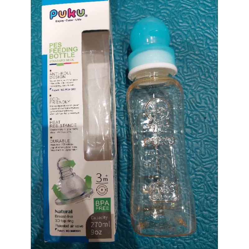 PUKU 實感標準PES方型奶瓶270ml