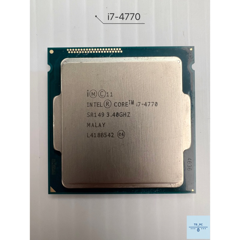 intel Core i7-4770 1150腳位 4核心 CPU 3.40GHz
