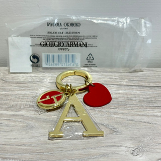Giorgio Armani GA 亞曼尼訂製字母鑰匙圈 字母A鑰匙圈 金色鑰匙圈 質感字母鑰匙圈 全新 禮物 現貨