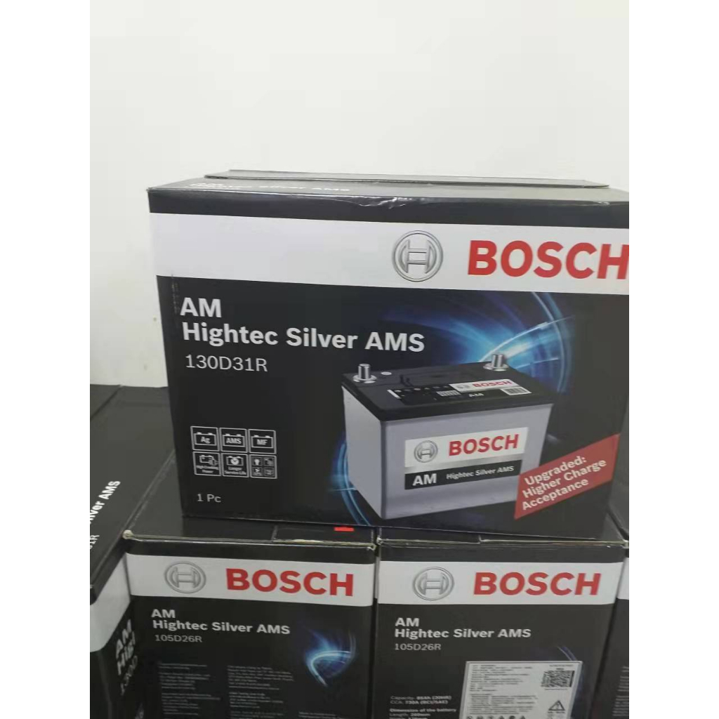 130D31R/德國品牌/全新BOSCH/二代銀合金超強動力/汽車電瓶/免保養全新/95D31R-125D31R相同尺寸