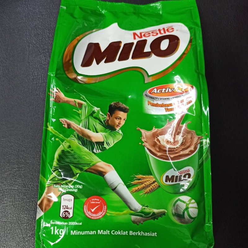 [高雄可面交]MILO雀巢美祿巧克力麥芽 可可 飲品補充包 1公斤 袋裝 有效日期202410