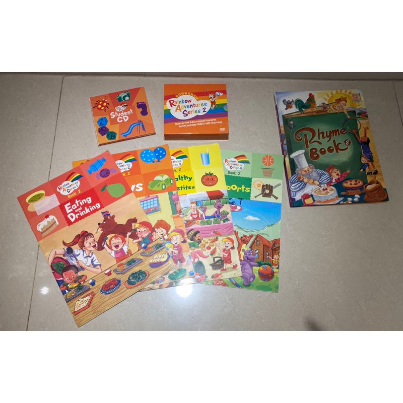 HESS何嘉仁「彩虹探索」Rainbow adventures series 幼兒園英文教材 CD+DVD