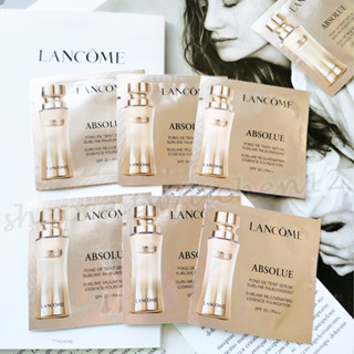 LANCOME 蘭蔻 📣貴婦粉底液 絕對完美粉底精粹 1ml 全新升級版 原廠公司貨 體驗 試用包 SPF20 養膚粉底