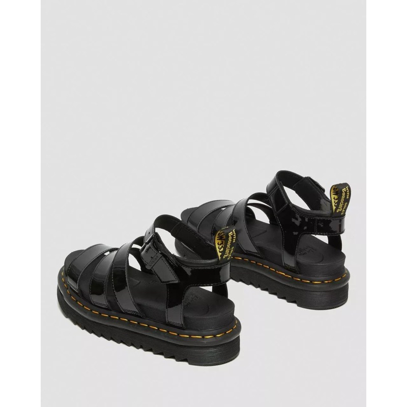 Dr. Martens 羅馬漆皮厚底涼鞋