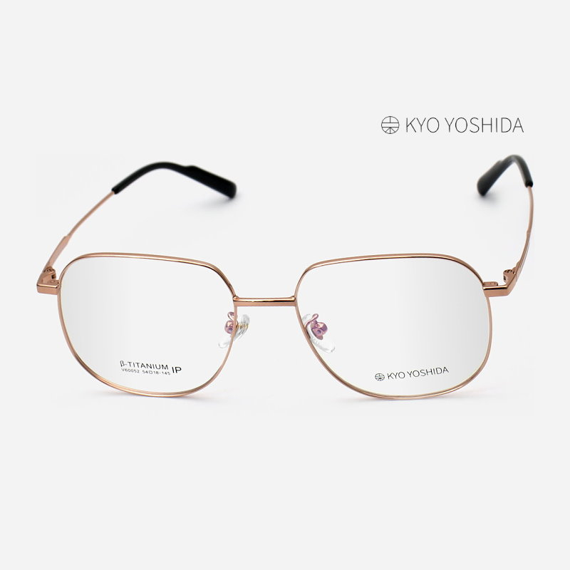 Kyo Yoshida V60052 吉田京眼鏡｜復古全框純鈦輕盈眼鏡 男生品牌眼鏡框【幸子眼鏡】