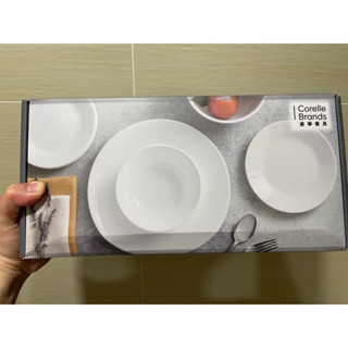 康寧 Corelle 純白系列中式飯碗4件組（有底座）