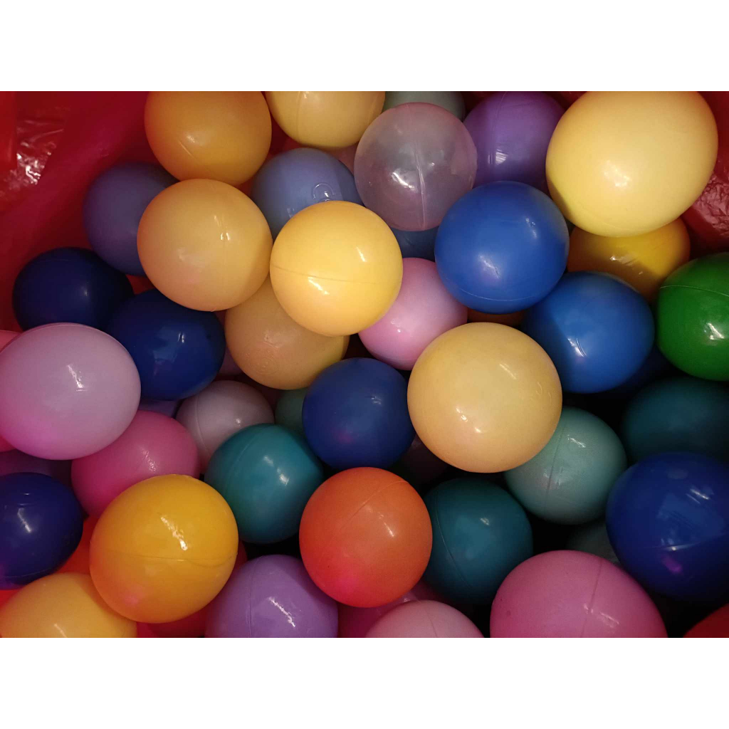 【娃娃機商品】(現貨) 便宜二手泡泡球 彩色球 娃娃機球 墊底球 舖底球 塑膠球 海洋球 二手球