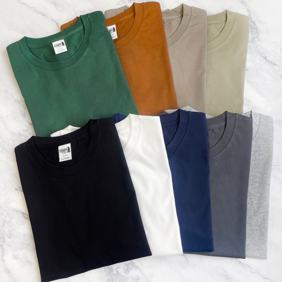 ARRIVE GUIDE 台灣製造 高磅數 7.1oz 素t T恤 重磅 短袖 上衣 情侶款 16支紗緊密賽洛紡