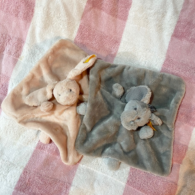 STEIFF 嬰幼兒安撫巾 兔子/大象 Ellie Elephant 原價1600