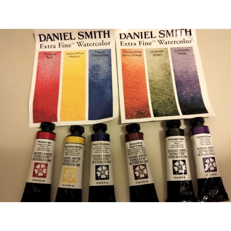 Daniel Smith DS 三原色+進階色 1ml+ 全新塑膠小盒