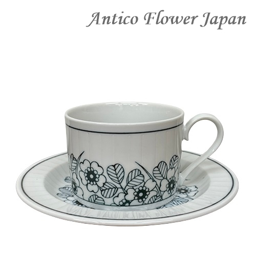 美濃燒 復古北歐風 咖啡杯盤組 – 小花 [偶拾小巷] 日本製