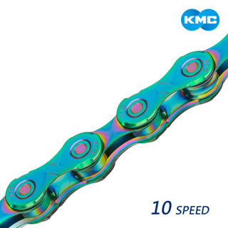 【KMC鏈條】 X10 10速 X2.0 116目 極光綠
