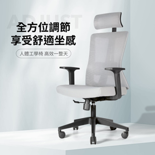 【IDEA】海恩S型調節曲面人體工學椅/辦公椅 電腦椅(任選2色)