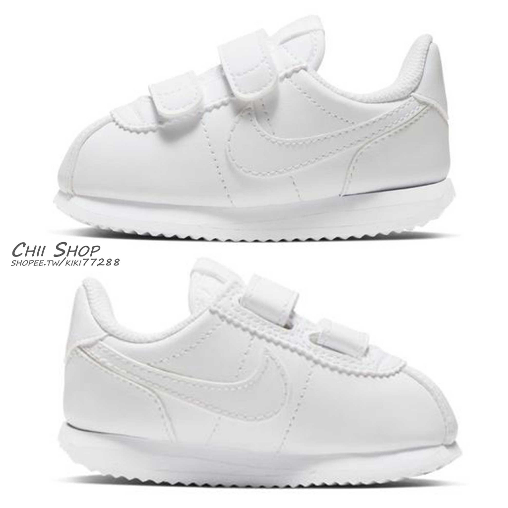 【CHII】日本 Nike CORTEZ BASIC SL 童鞋 小童 中大童 阿甘鞋 全白 904769-100