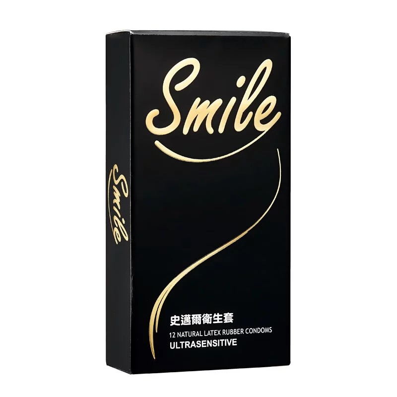 【躍獅線上】SMILE衛生套-超薄型 12入/盒