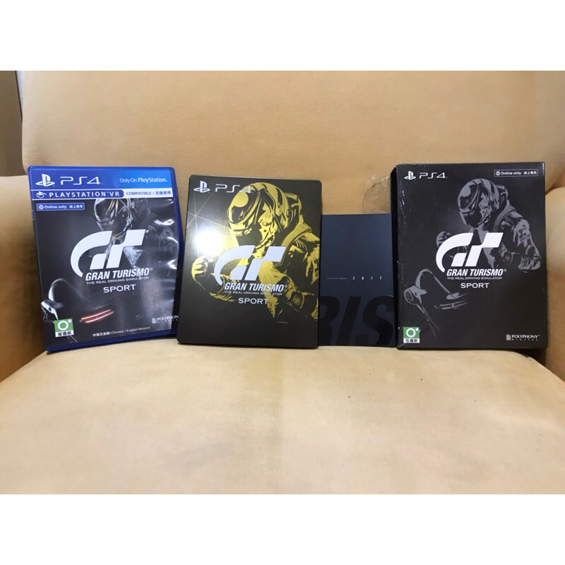 PS4二手遊戲片（GTS - Gran Turismo Sport)限量特典版