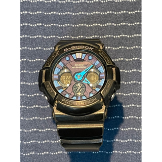 G-SHOCK GA-200SH CASIO卡西歐 手錶 軍錶 藍黑 雙顯 電子錶