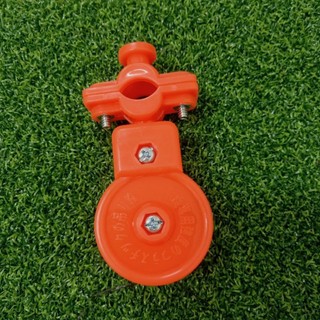 橘色PVC電纜滑車 PVC吊輪 塑膠滑輪 20mm 電纜用塑膠吊輪