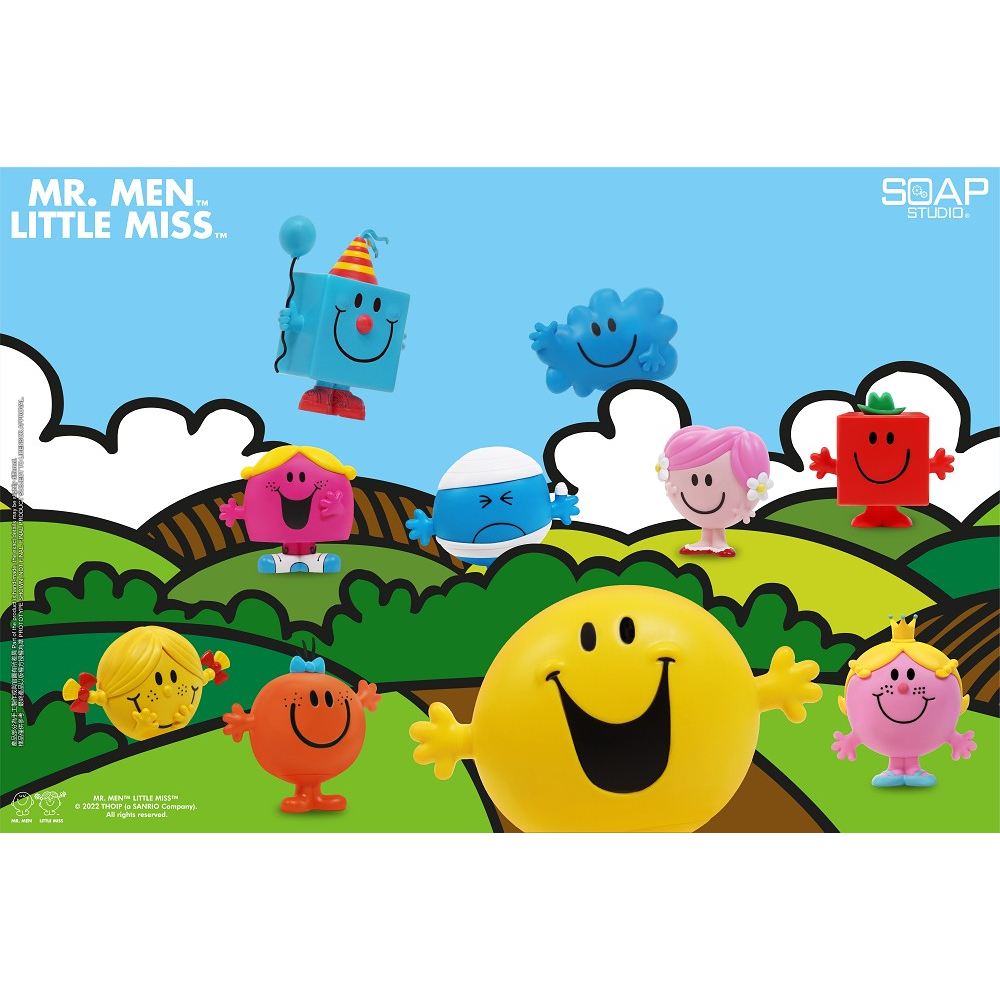 野獸國 |《期間限定》SOAP STUDIO Mr. Men &amp; Little Miss 搪膠公仔 9款任選**限宅配