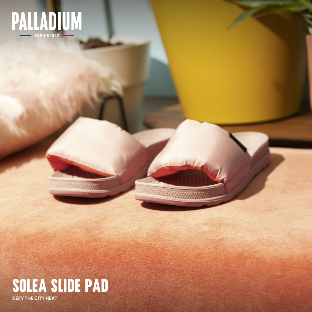 JASON DR(免運)PALLADIUM SOLEA SLIDE PAD 輕量涼拖 粉色 女款 78588-613