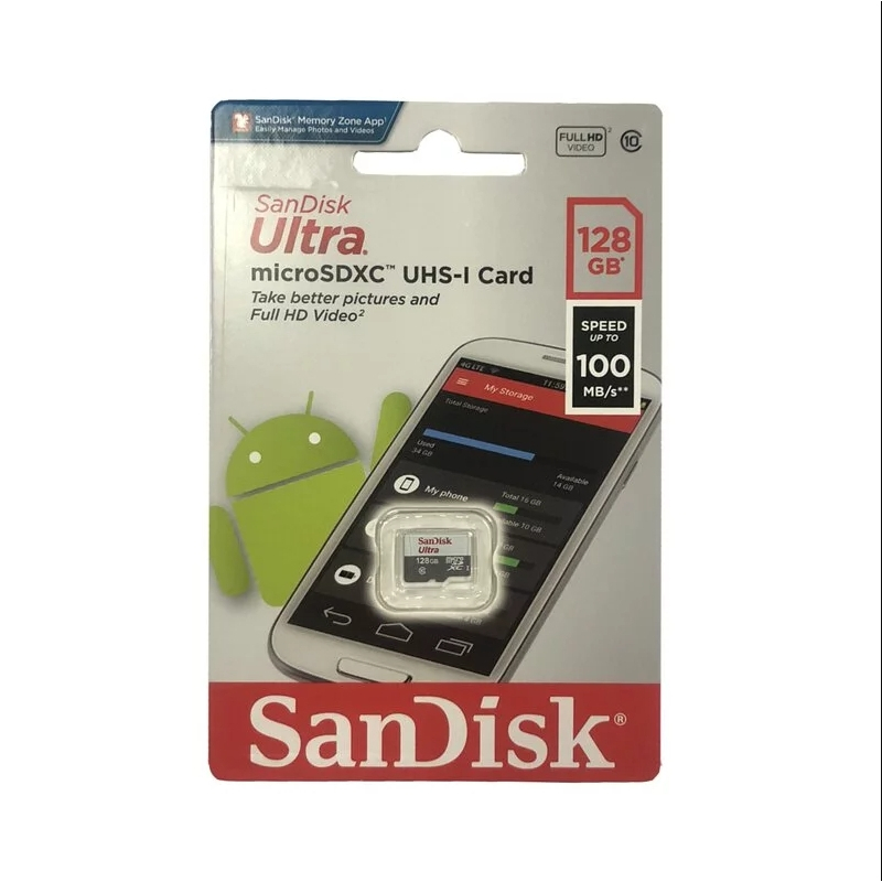 SANDISK 128/64GB MICRO SD 高速記憶卡 正原廠 UHS1