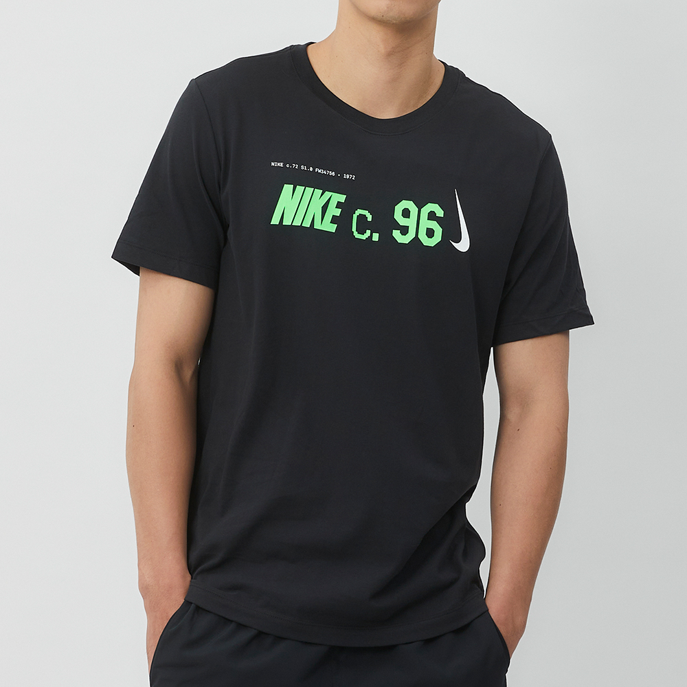 Nike AS M NK DF TEE CIRCA 1 男 黑色 96 運動 休閒 短袖 FD0053-010