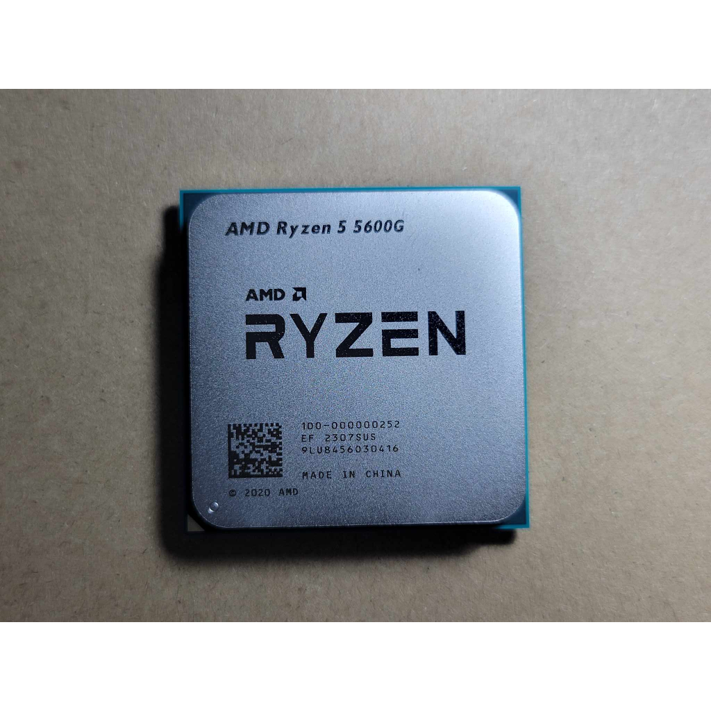 【AMD】Ryzen5 5600g cpu |  AM4 | 正式版無風扇 | R5 5600G | 有內建顯示