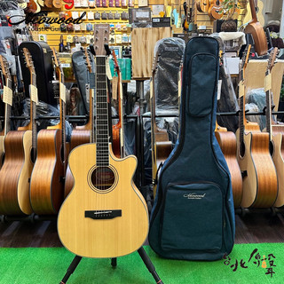 【北烏/原聲】NeoWood SOM-LC 40吋 雲杉木單板/雷斯木側背板 OM桶身 木吉他