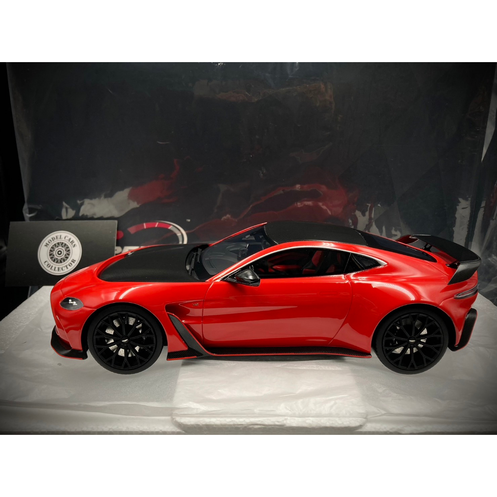 【收藏模人】TSM TopSpeed Aston Martin V12 Vantage 蠍紅色 1:18 1/18
