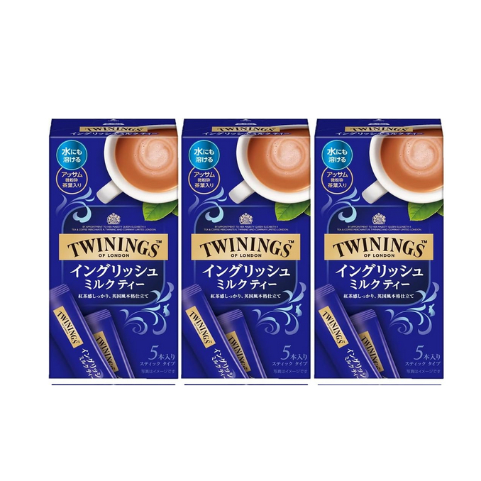 *現貨*Na日本代購 Twinings 唐寧 英式奶茶 即溶包 阿薩姆紅茶 冰水可溶 冰奶茶 5入