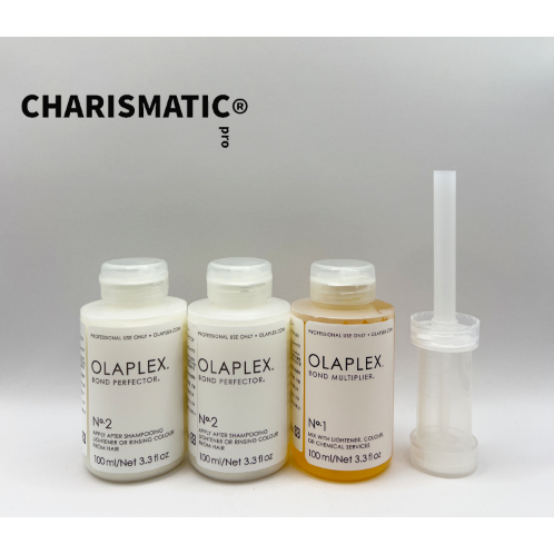 -CHMC- 美國 現貨當天寄出 OLAPLEX 沙龍級護髮 沙龍旅行組 附1號*1+2號*2 100ml 附定量器