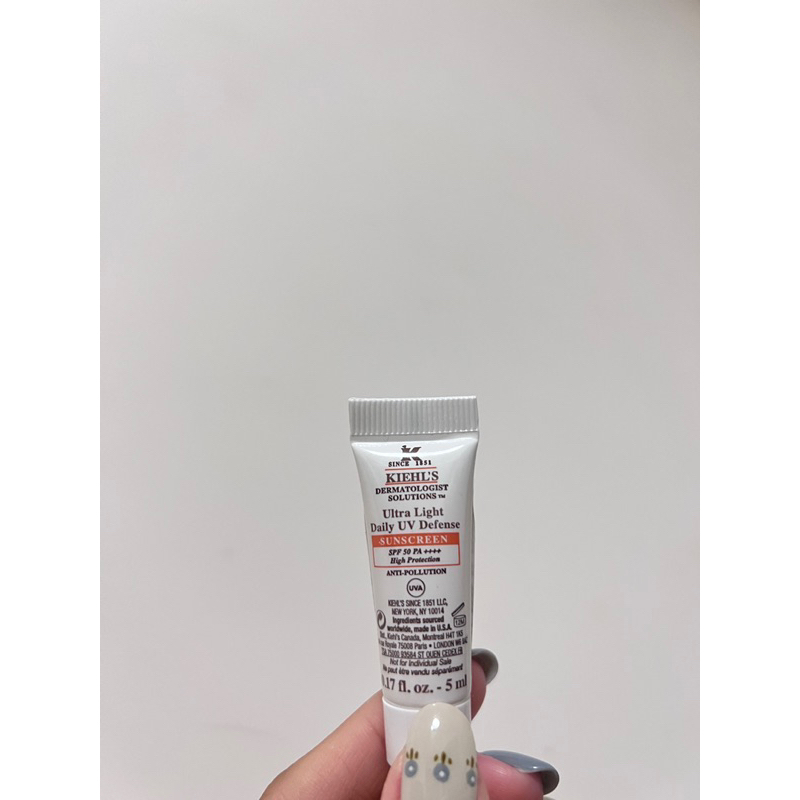 【專櫃正品】Kiehl’s契爾氏集高效清爽UV防護乳5ml