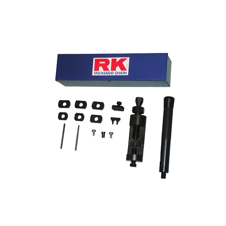 ［RK製品］rk-90鏈條工具組 藍鐵盒專業版 裁鏈 逼鏈 切鏈 鉚式415 ~530油封鏈 RK EK DID鏈條特工