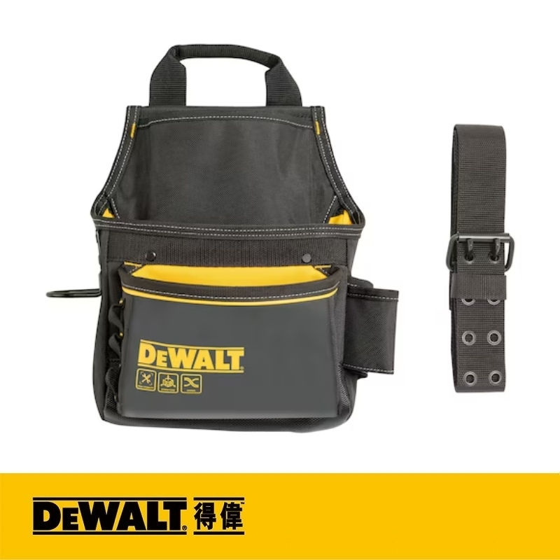 【富工具】得偉DEWALT 軟殼兩口腰帶工具袋組(12袋) DWST540101 ◎正品公司貨◎