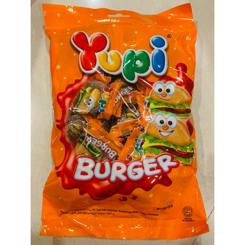 YUPI 呦皮漢堡QQ軟糖 231g
