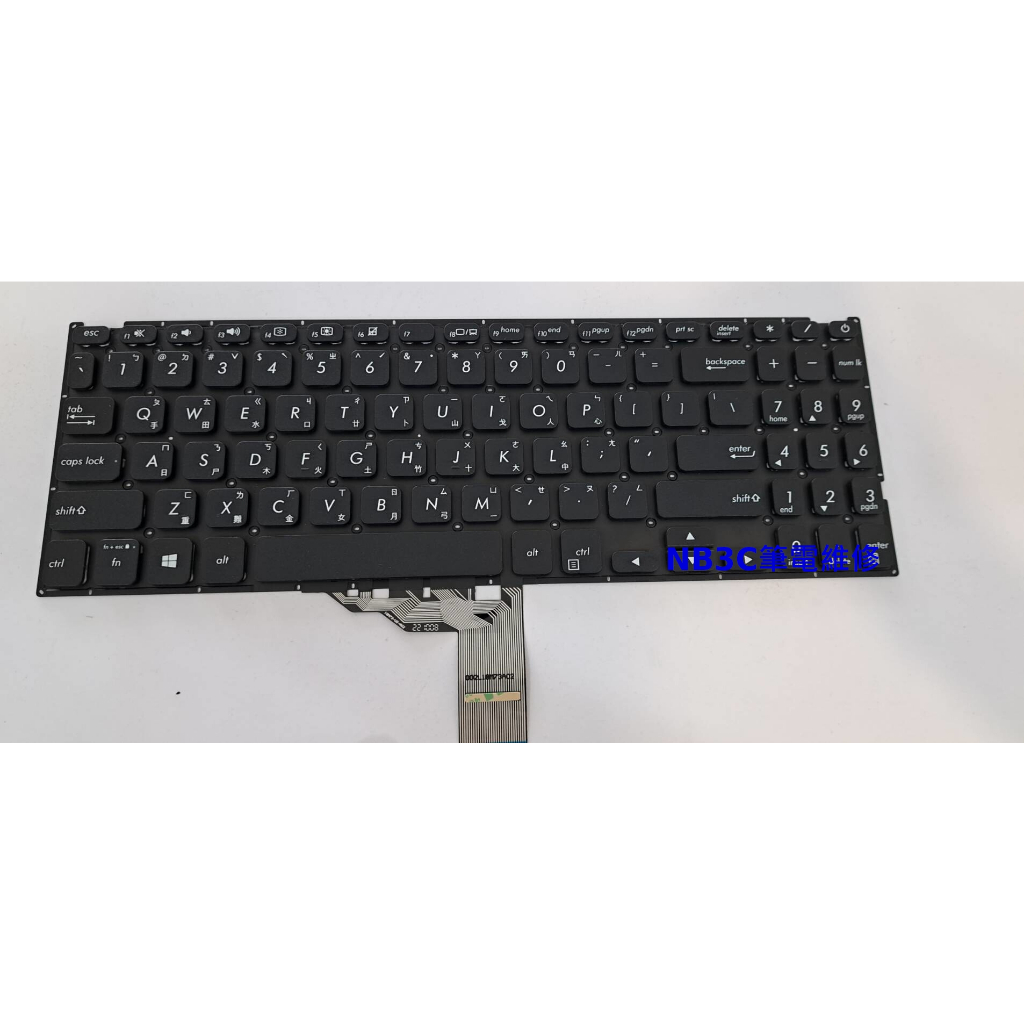 【NB3C大台中筆電維修】 Asus  X512 X512U A512J 鍵盤 筆電鍵盤 中文鍵盤