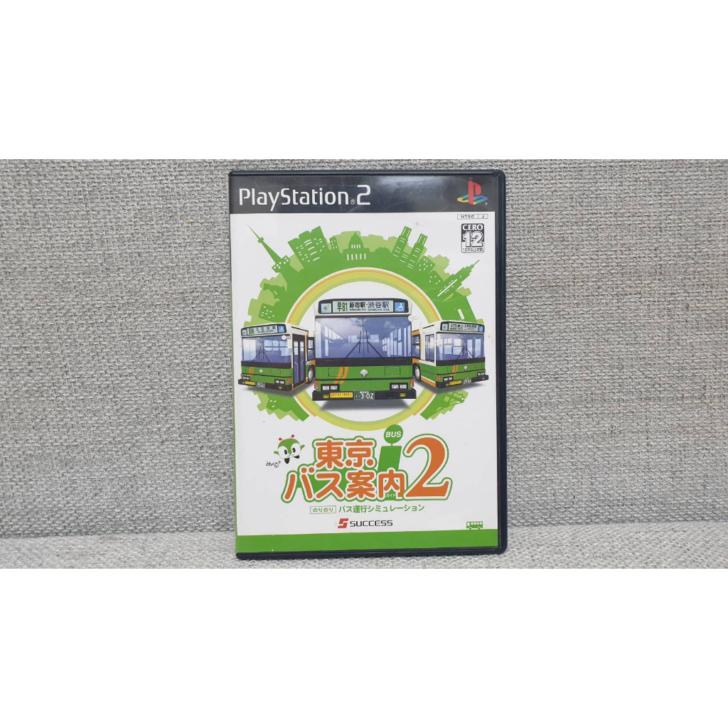 PS2 二手 東京巴士 純日版 有刮痕 輕微霧化