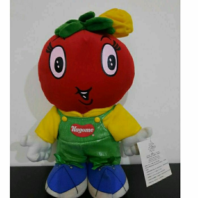 企業收藏 早期Kagome 可果美 番茄醬 造型 娃娃玩偶 非大同寶寶郵政寶寶
