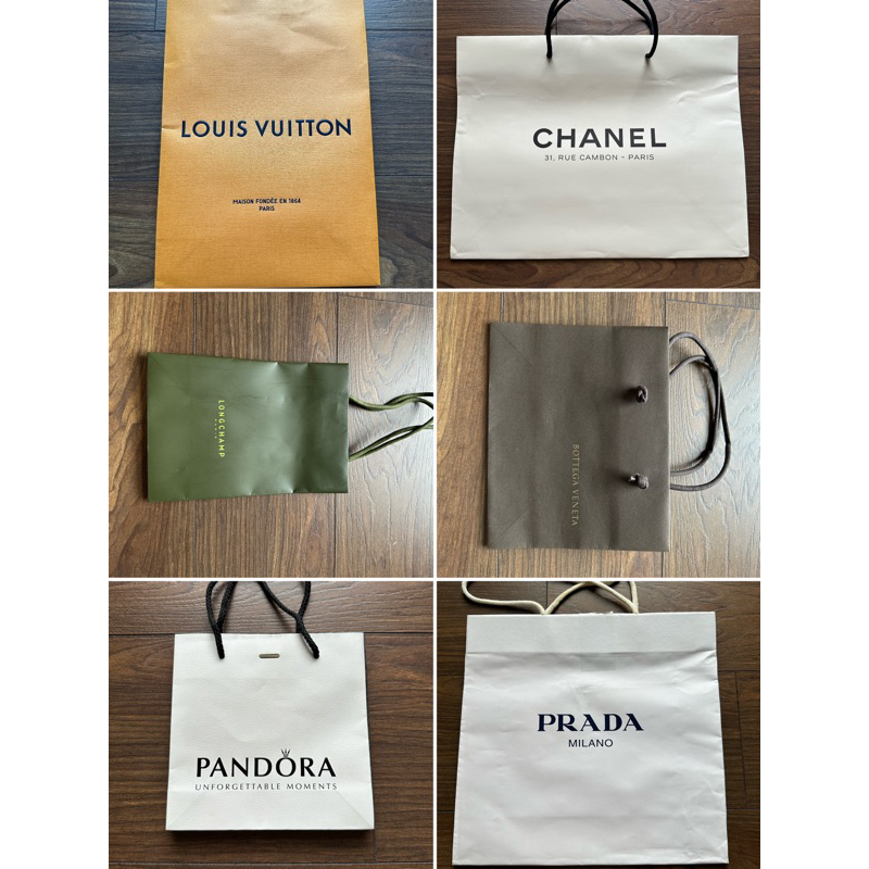 名牌紙袋/一般禮物袋/Chanel LV Gucci Prada BV